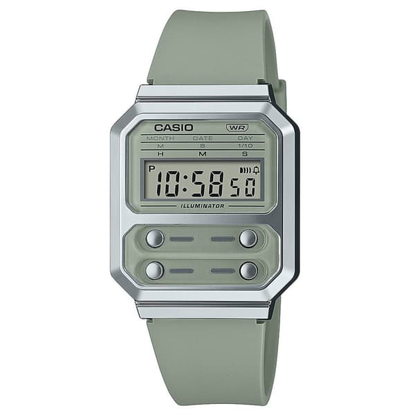 Mens Watch Casio A100WEF-3AEF, Quartz, 33mm, 3ATM