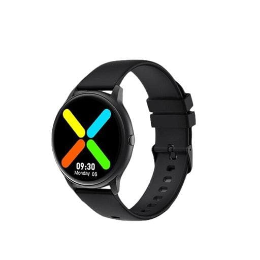 Smart Watch - Fitness Tracker - Pulsmätare - 13 sportlägen - Böjd skärm - Vattentät - Metallkropp - Svart