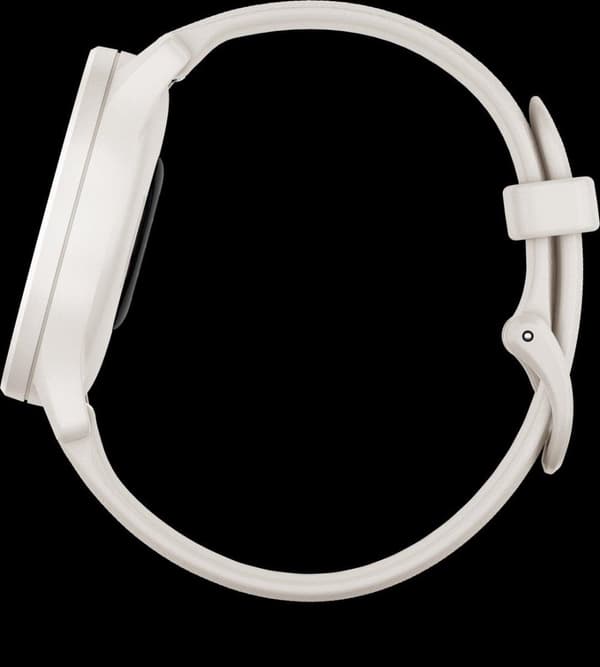 Garmin Vivomove Sport Hybrid -älykello - Oikeat kädet - Piilotettu kosketusnäyttö - Yhdistetty GPS - Ivory/Peach Gold