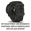 Miniatyrbild 3 av 6: Garmin Instinct 2 - vattentät GPS-smartklocka med en batteritid på upp till 28 dagar, över 40 sportappar, smarta aviseringar, fitnessfunktioner som tr