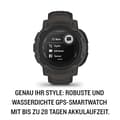 Miniatyrbild 2 av 6: Garmin Instinct 2 - vattentät GPS-smartklocka med en batteritid på upp till 28 dagar, över 40 sportappar, smarta aviseringar, fitnessfunktioner som tr