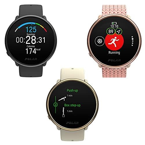 Polar Ignite - Ignite 2-modeller - GPS fitness smartwatch - Puls på handleden, Personlig träningsvägledning, Återhämtning och sömnspårning - Väder, Sm