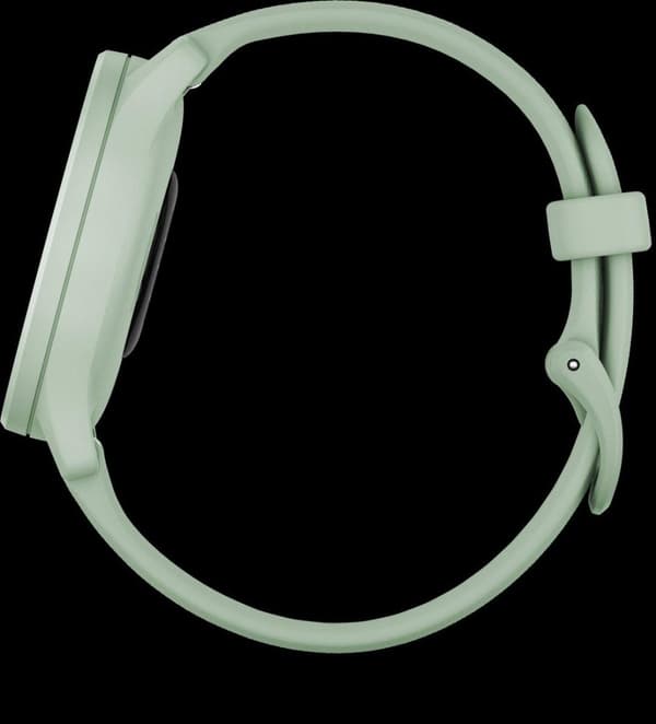 Garmin Vivomove Sport Hybrid smartwatch - Rigtige visere - Skjult touchskærm - Tilsluttet GPS - Cool mint/sølv