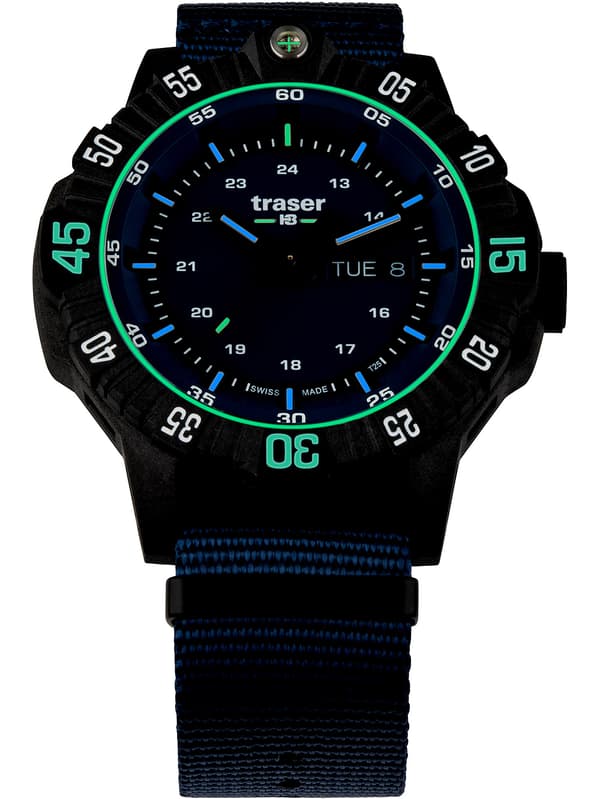 Mens Watch Traser 110724, Quartz, 46mm, 20ATM