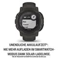 Miniatyrbillede 2 af 6: Garmin Instinct 2 Solar - 45 mm - kulsort - sportsur med bånd - silikone - håndledsstørrelse: 135-230 mm - monokromatisk - 32MB - Bluetooth, ANT+ - 53