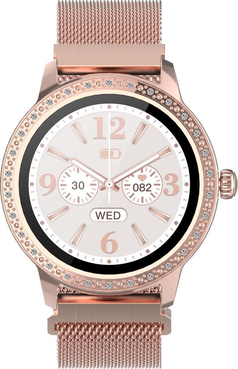 Denver SW-360 - Smartwatch - Bluetooth Smartwatch med pulsmätare - IPX68 Vattentät - Sportwatch - Aktivitetsspårare - Lämplig för iOS & Android - Rosa