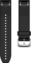 Miniatyrbillede 3 af 3: Garmin QuickFit Leren Horlogebandje - 22mm Polsbandje - Wearablebandje - Sort Leer