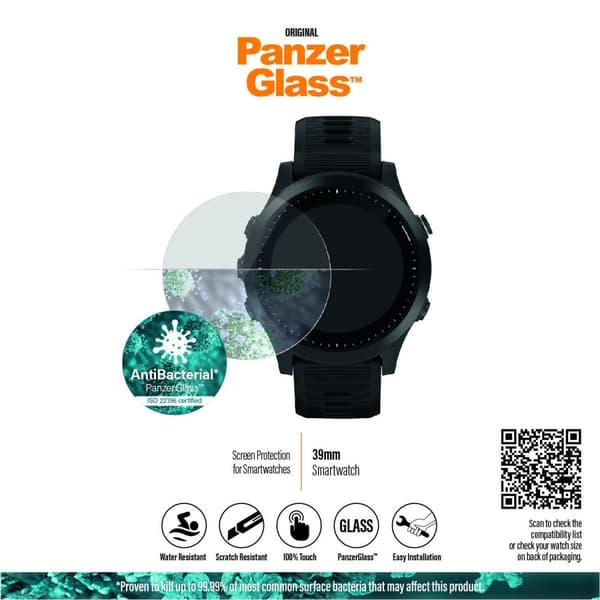 PanzerGlass 3604 - Skärmskydd - Härdat glas - Klart skärmskydd - Reptåligt - Splittringssäkert - Stöttålig - Hel ram - 1 st (3604)