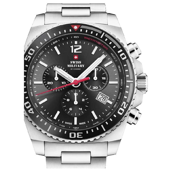 Mens Watch Swiss Military SM34093.01, Quartz, 45mm, 10ATM