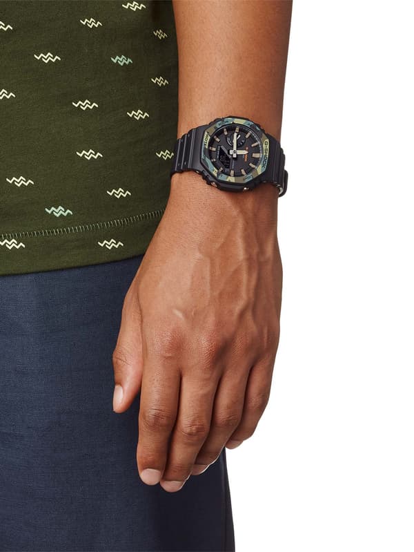 Mens Watch Casio GA-2100SU-1AER, Quartz, 45mm, 20ATM