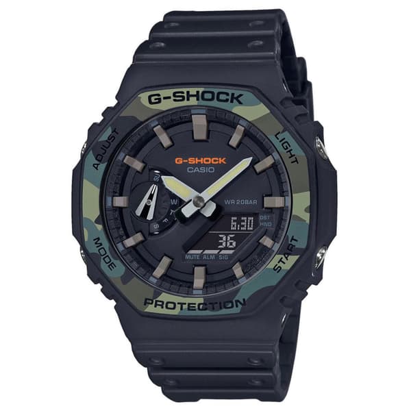 Mens Watch Casio GA-2100SU-1AER, Quartz, 45mm, 20ATM