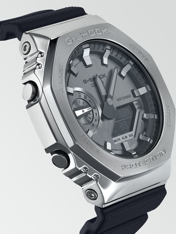 Mens Watch Casio GM-2100-1AER, Quartz, 44mm, 20ATM