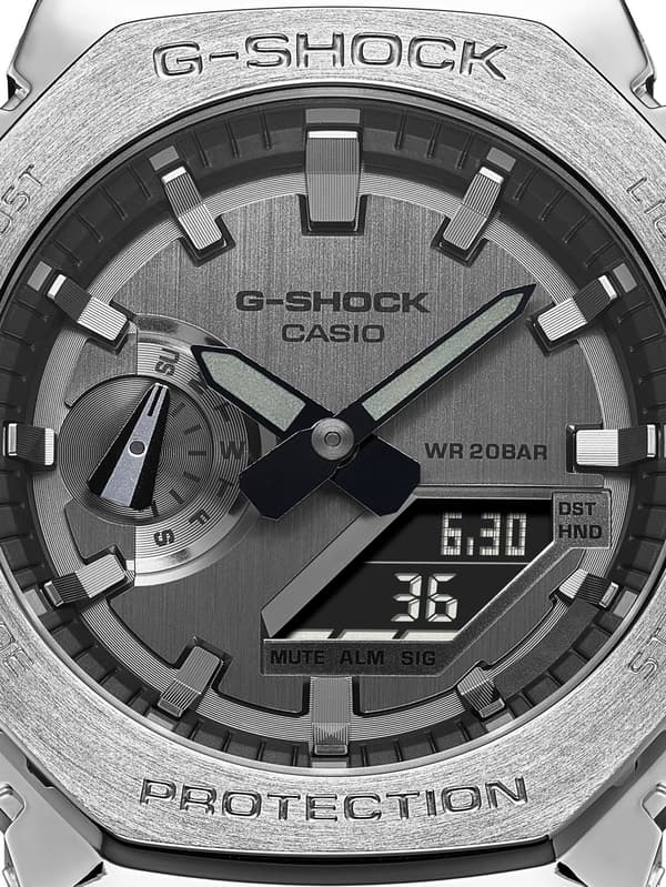 Mens Watch Casio GM-2100-1AER, Quartz, 44mm, 20ATM