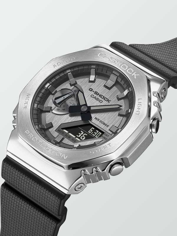 Mens Watch Casio GM-2100-1AER, Quartz, 44mm, 20ATM