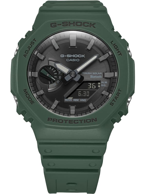 Mens Watch Casio GA-B2100-3AER, Quartz, 45mm, 20ATM
