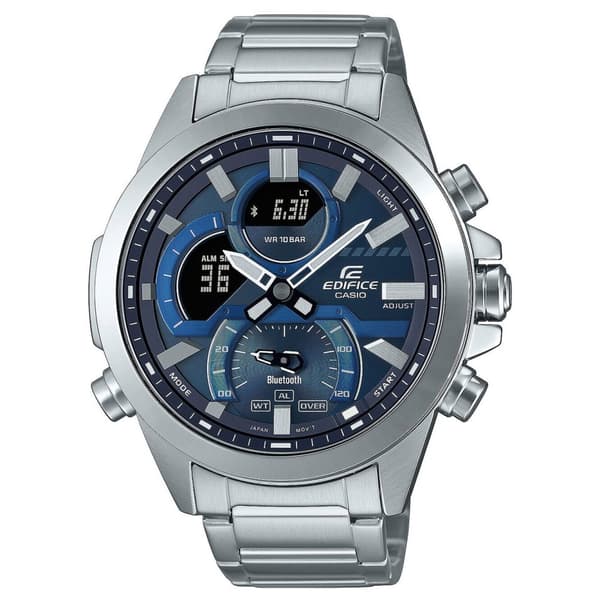 Mens Watch Casio ECB-30D-2AEF, Quartz, 48mm, 10ATM