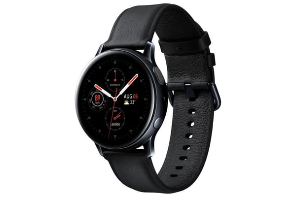 Samsung Galaxy Watch Active2 - Rustfrit stål - Smartwatch - 40 mm - Sort