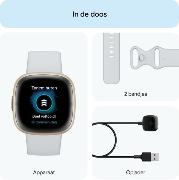 Fitbit Sense 2 - Smartwatch - Lyseblå