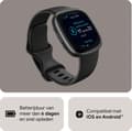 Miniatyrbild 7 av 11: Fitbit Versa 4 - Smartwatch - Svart