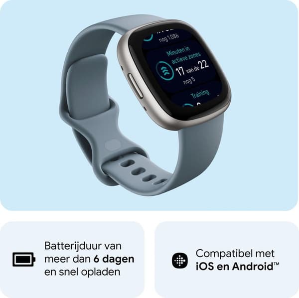 Fitbit Versa 4 - Smartwatch - Blå