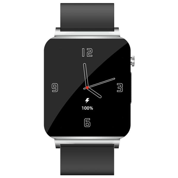 INF Smartwatch med EKG, puls, blodiltning, søvnmonitor Sølv