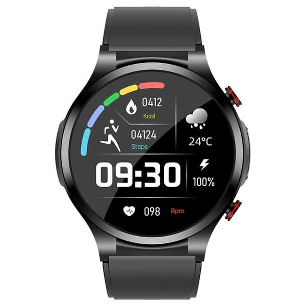 INF Smartwatch med EKG, puls, blodilt, søvnmonitor Mørkegrå