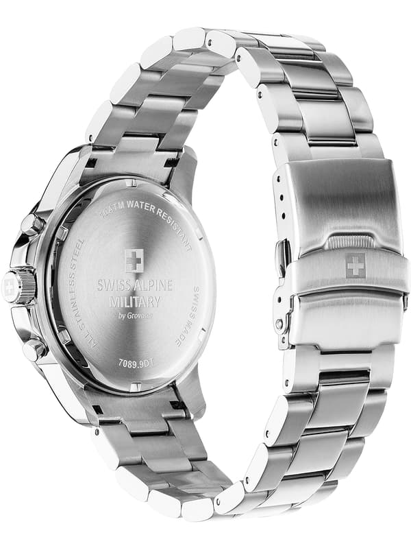 Mens Watch Swiss Military 7089.9135, Quartz, 44mm, 10ATM