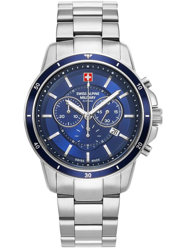 Mens Watch Swiss Military 7089.9135, Quartz, 44mm, 10ATM
