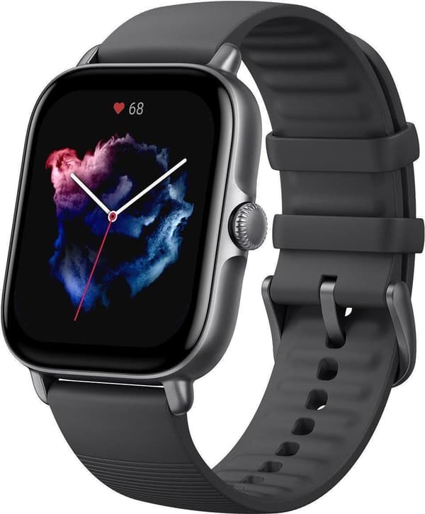 Amazfit GTS 3 4,45 cm (1,75" ) 42 mm AMOLED Black GPS (GTS 3 GRAPHITE BLACK)