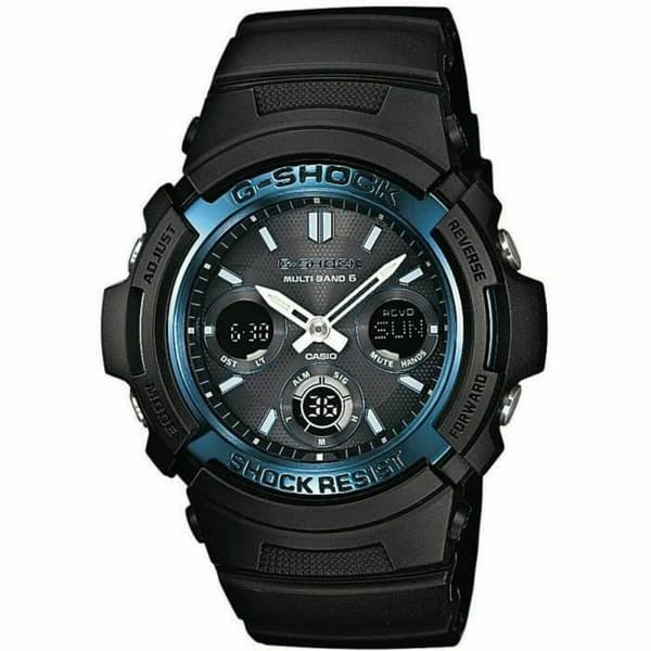 Herreur Casio AWG-M100A-1AER Blå Sort (Ø 52 mm)