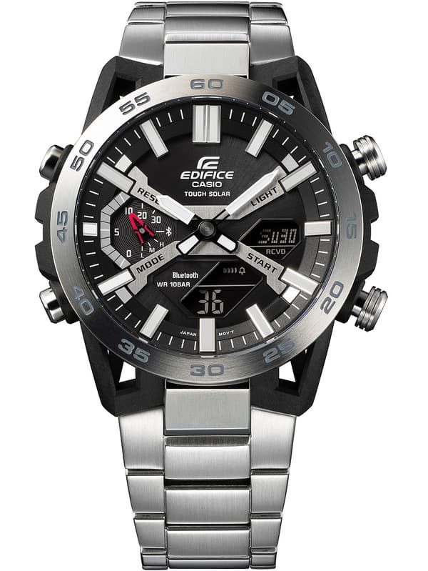 Mens Watch Casio ECB-2000D-1AEF, Quartz, 48mm, 10ATM