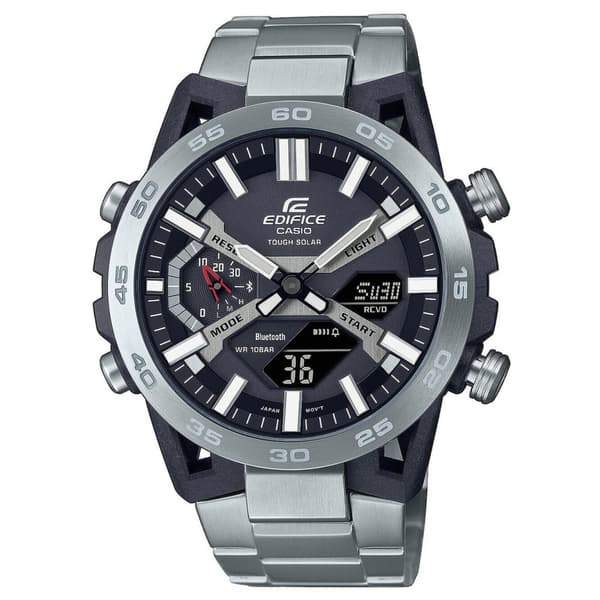 Mens Watch Casio ECB-2000D-1AEF, Quartz, 48mm, 10ATM
