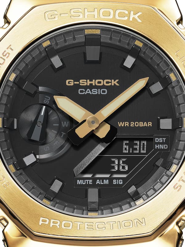 Mens Watch Casio GM-2100G-1A9ER, Quartz, 44mm, 20ATM