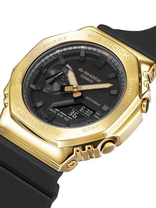 Mens Watch Casio GM-2100G-1A9ER, Quartz, 44mm, 20ATM