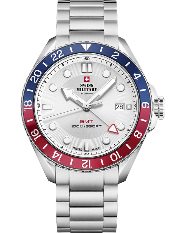 Mens Watch Swiss Military SM34095.02, Quartz, 43mm, 10ATM