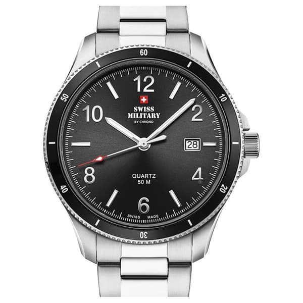 Mens Watch Swiss Military SM34096.01, Quartz, 42mm, 5ATM