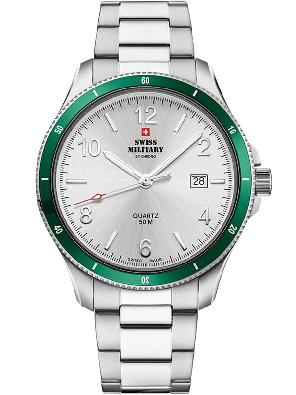 Mens Watch Swiss Military SM34096.04, Quartz, 42mm, 5ATM