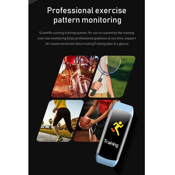 INF Aktivitetsarmband / Fitnessarmband / Pulsklocka Rosa