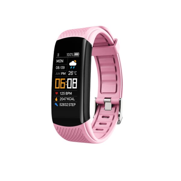 INF Aktivitetsarmband / Fitnessarmband / Pulsklocka Rosa
