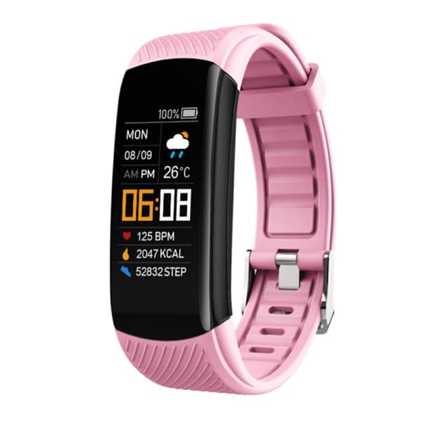 INF Aktivitetsarmband / Fitnessarmband / Pulsklocka Rosa