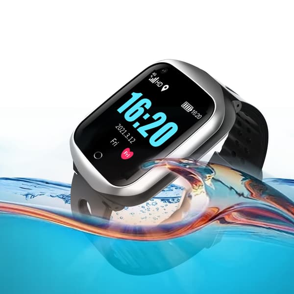 INF Smart ur med puls, blodtryk, GPS positionering IP67 Sort