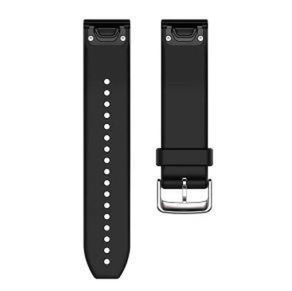 Garmin Quickfit 22 mm - silikoniranneke - Zwart