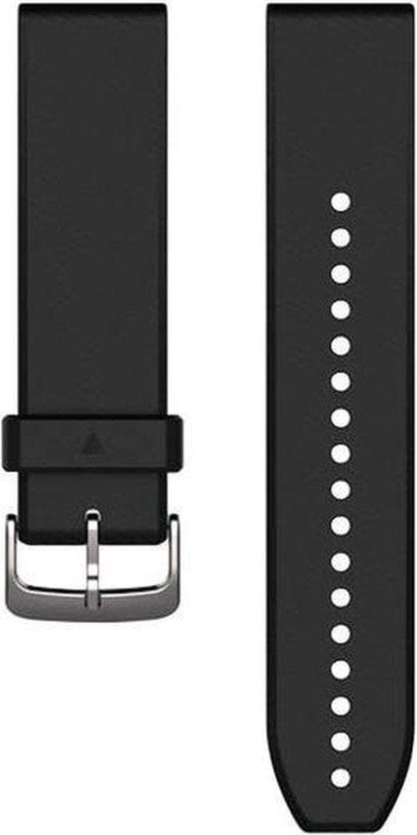 Garmin Quickfit 22 mm - silikoniranneke - Zwart
