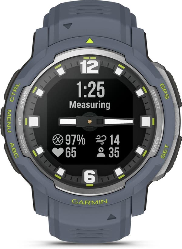 Garmin INSTINCT® CROSSOVER Granitblå/Silver (010-02730-04)