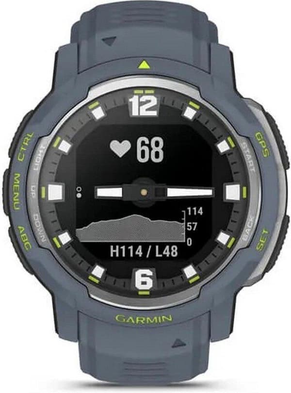 Garmin INSTINCT® CROSSOVER Granitblå/Sølv (010-02730-04)