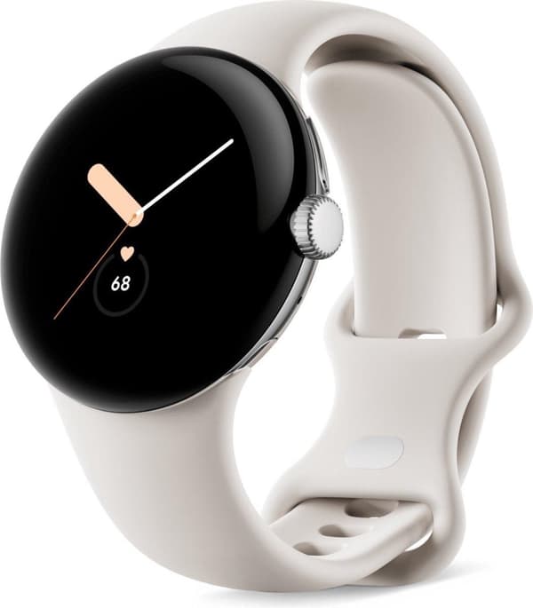 Google Pixel Watch AMOLED 41 mm 4G Silver GPS (0840244600143)