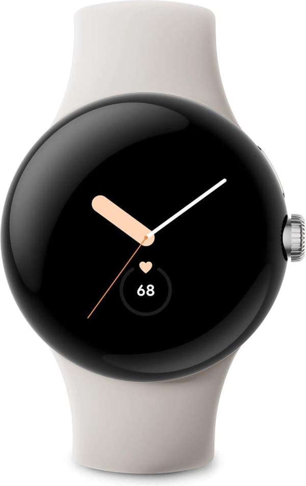 Google Pixel Watch AMOLED 41mm 4G Silver GPS (0840244600143)