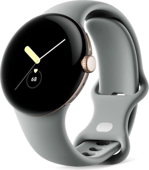 Google Pixel Watch- LTE - Champagne guld med Hazel Band