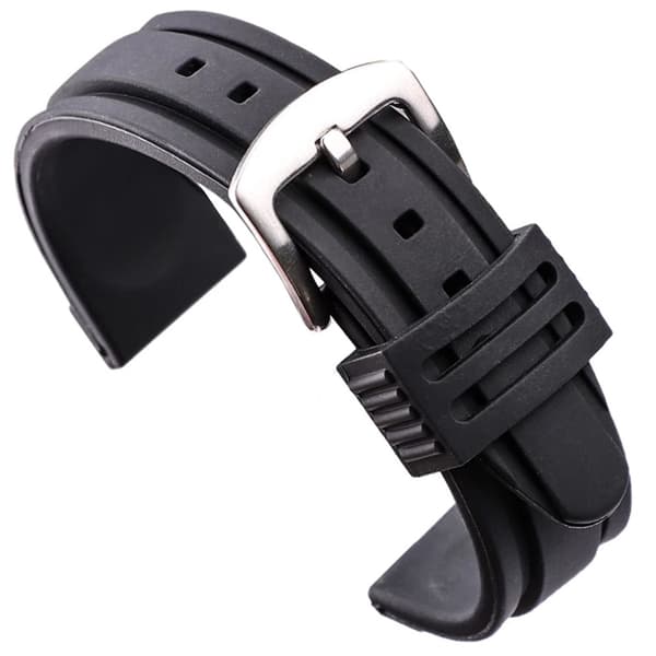 Slitstark Gummilänk (Klockarmband i Gummi) 20MM