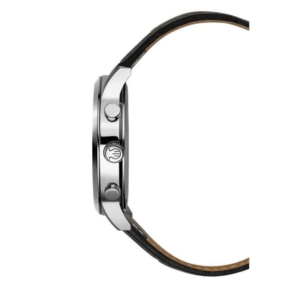 Klocka - ORPHELIA - OR81800 - Kvarts - Chronograf - Svart Läder - 5 bar